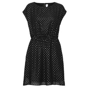 GAP Metallic Dot Skater Dress Sz Sm Black/Silver